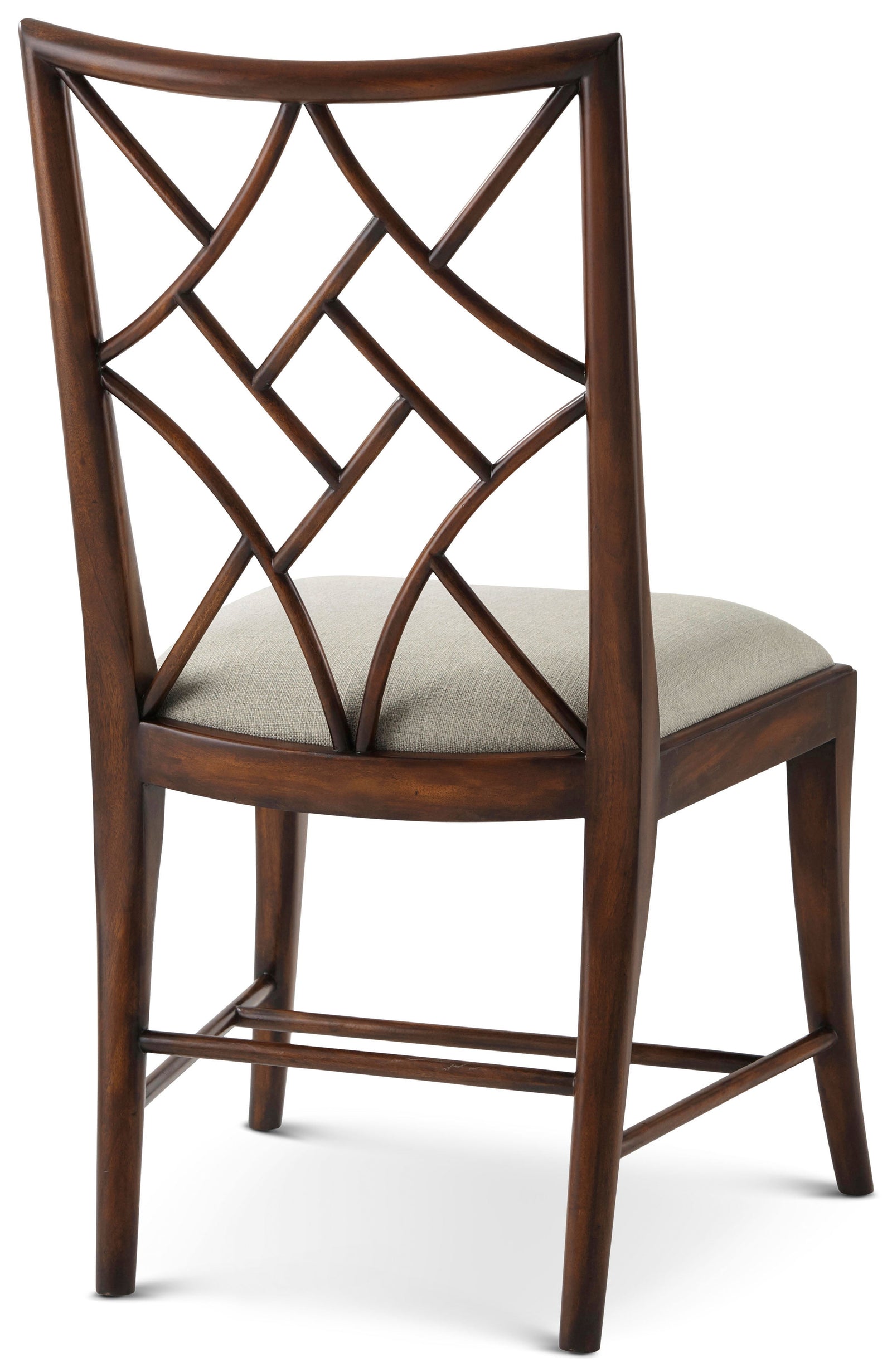 Theodore Alexander A Delicate Trellis Side Chair – angle view