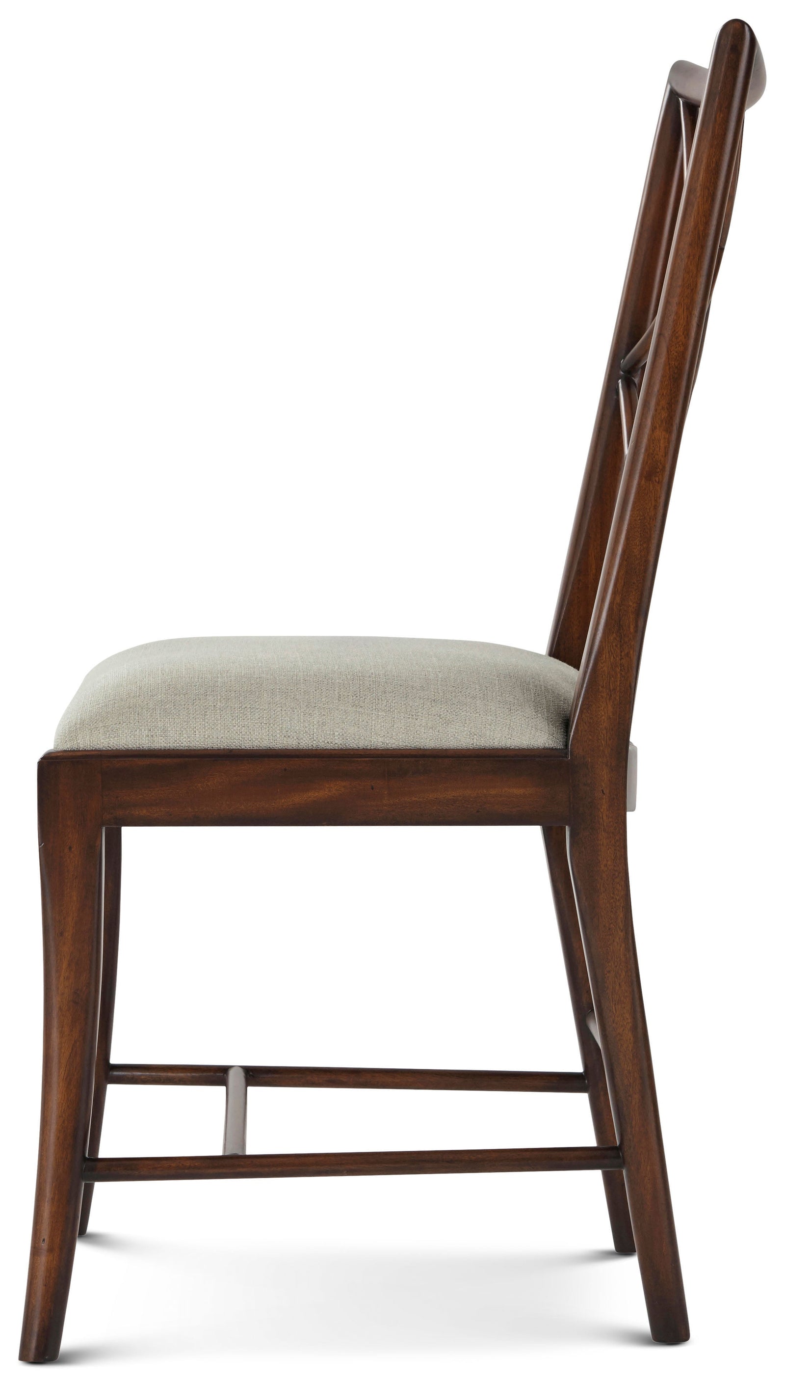Theodore Alexander A Delicate Trellis Side Chair – side view