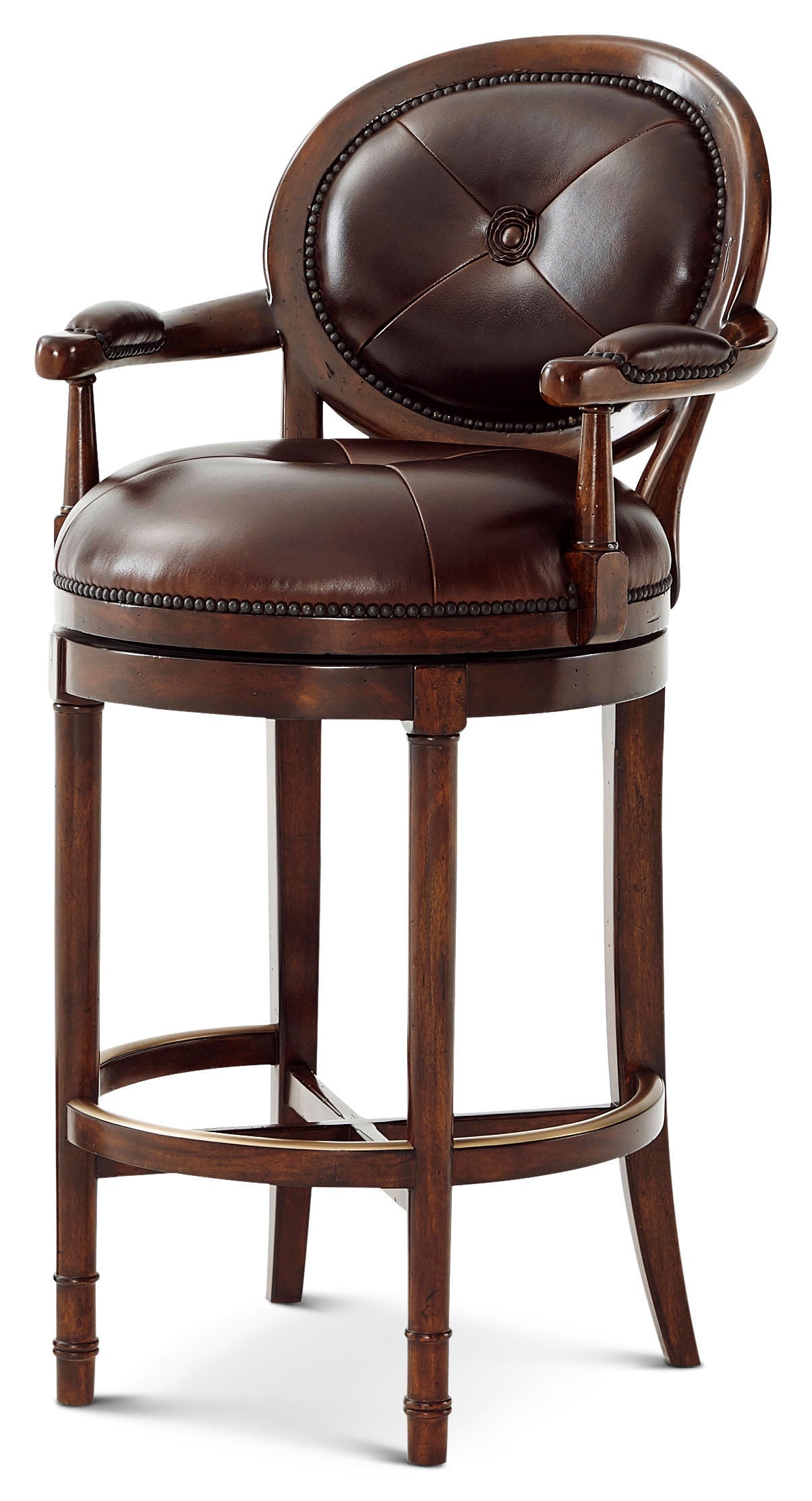 Theodore Alexander At the Barolo Bar Stool – front view