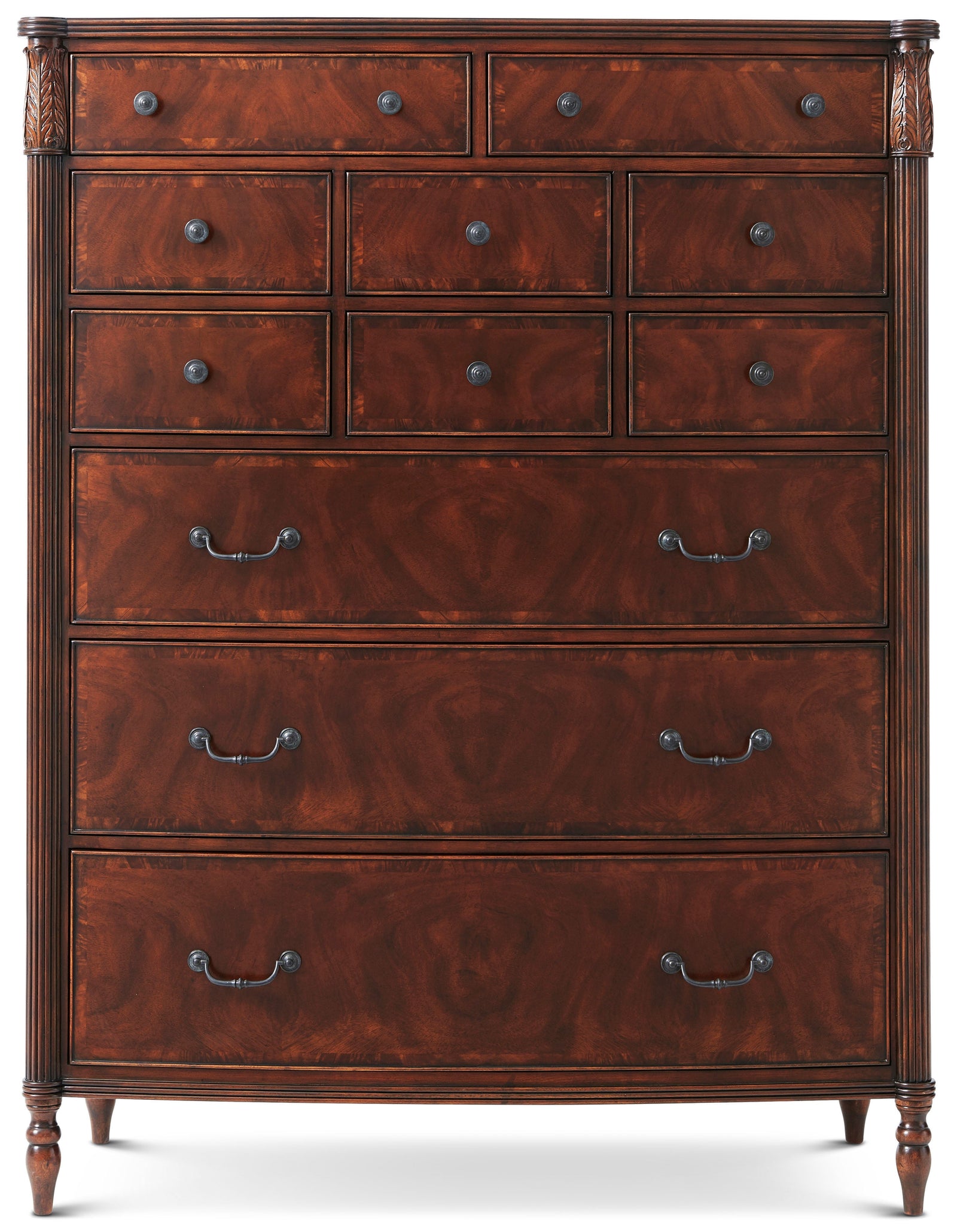 Theodore Alexander Middleton Tallboy Chest – front view