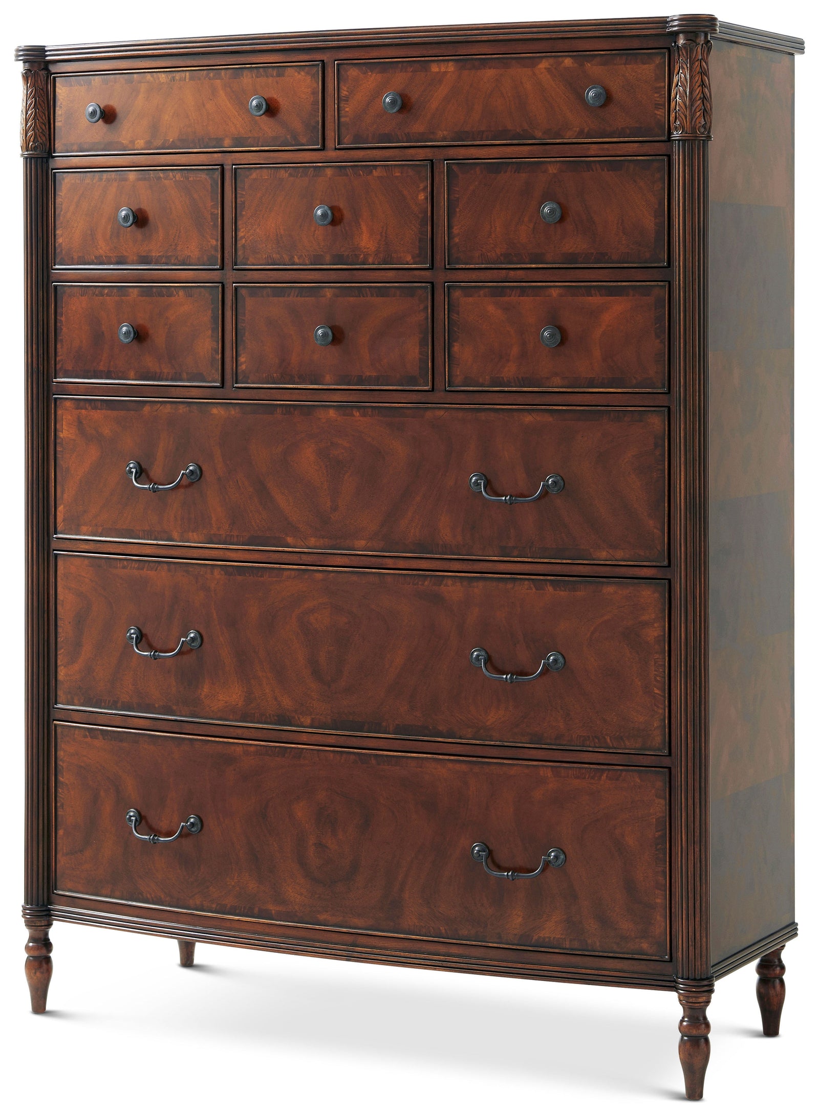 Theodore Alexander Middleton Tallboy Chest – angle view