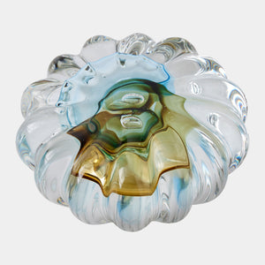 Global Views Anemone Ribbed Sculpture – front view