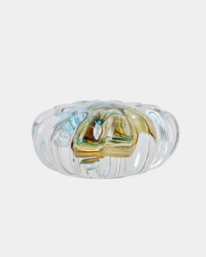 Global Views Anemone Ribbed Sculpture – base detail