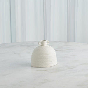 Sahara Vase – White Squat