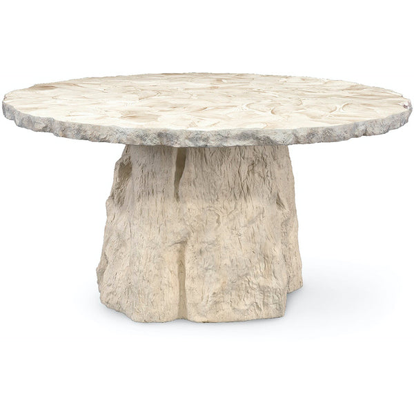 Palecek Camilla Fossilized Clam Dining Table - Decor House Furniture