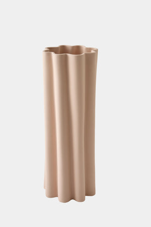 Global Views Cirrus Vase Blush 15" H – front detail