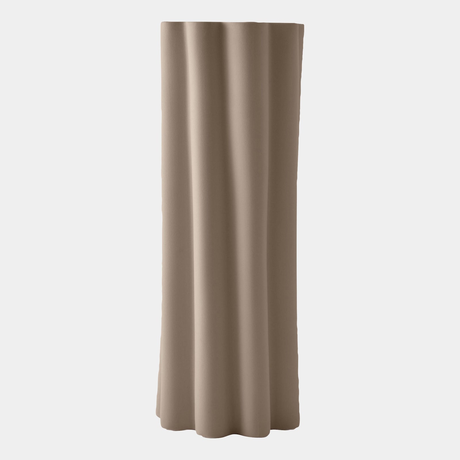 Global Views Cirrus Vase Putty 15" H – front view