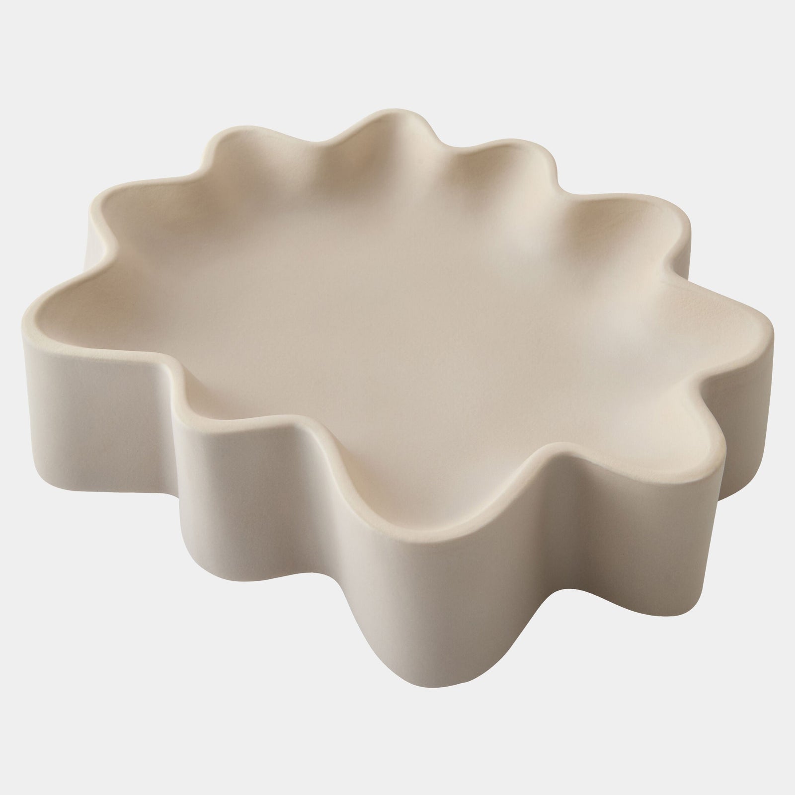 Global Views Cirrus Bowl Putty – front view