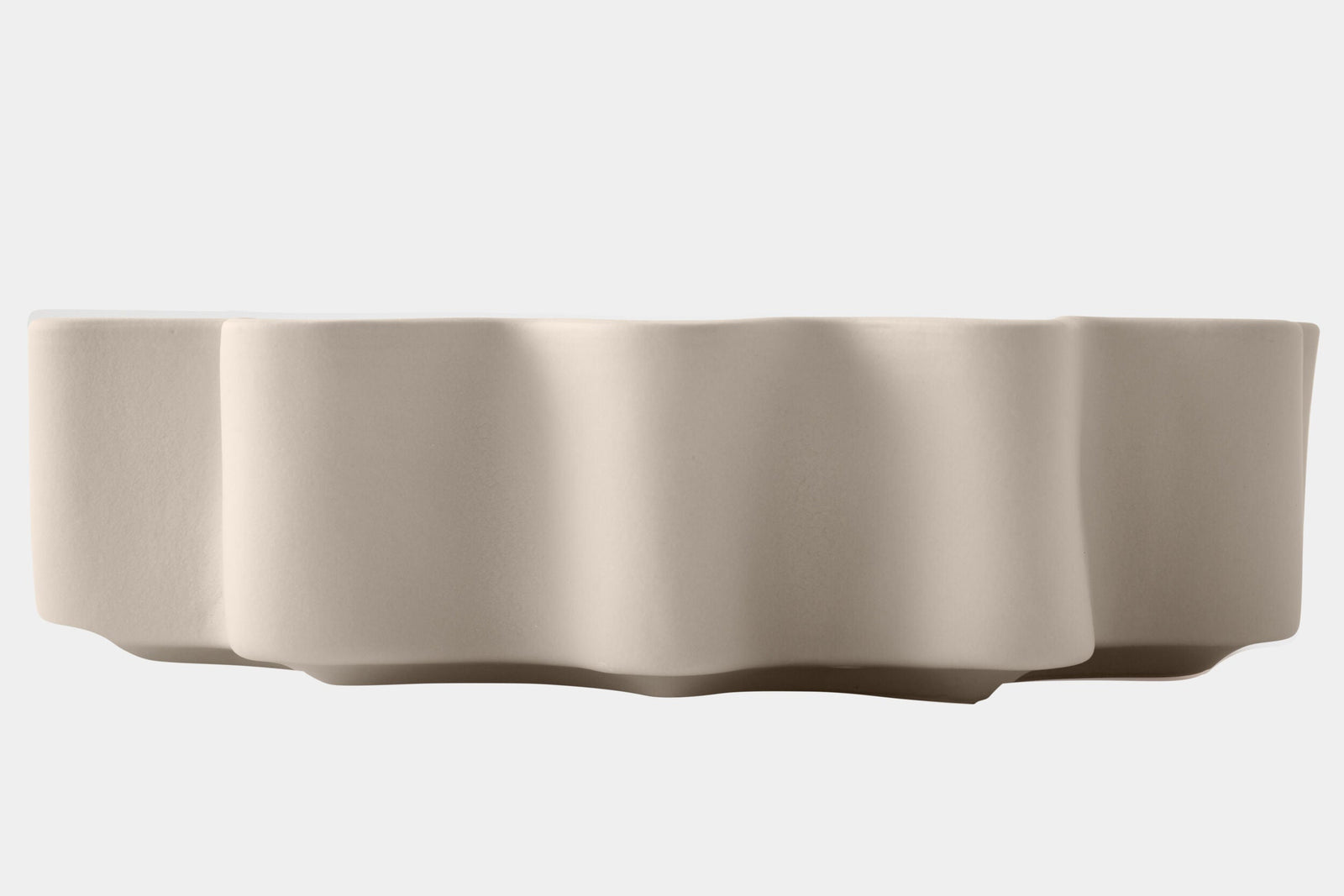 Global Views Cirrus Bowl Putty – profile view