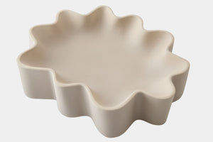 Global Views Cirrus Bowl Putty – top view