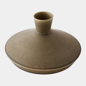 Global Views Bonaparte Modern Squat Vase Moss – front view