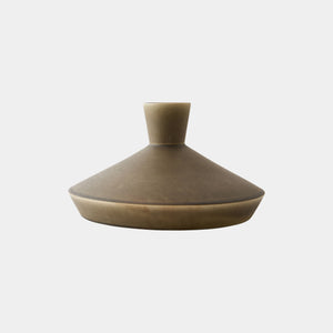 Global Views Bonaparte Modern Squat Vase Moss – profile view