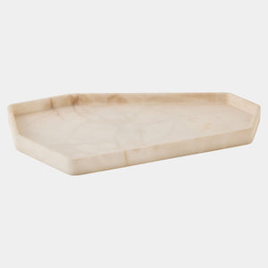 Global Views Polygon Tray Long (18") – front view