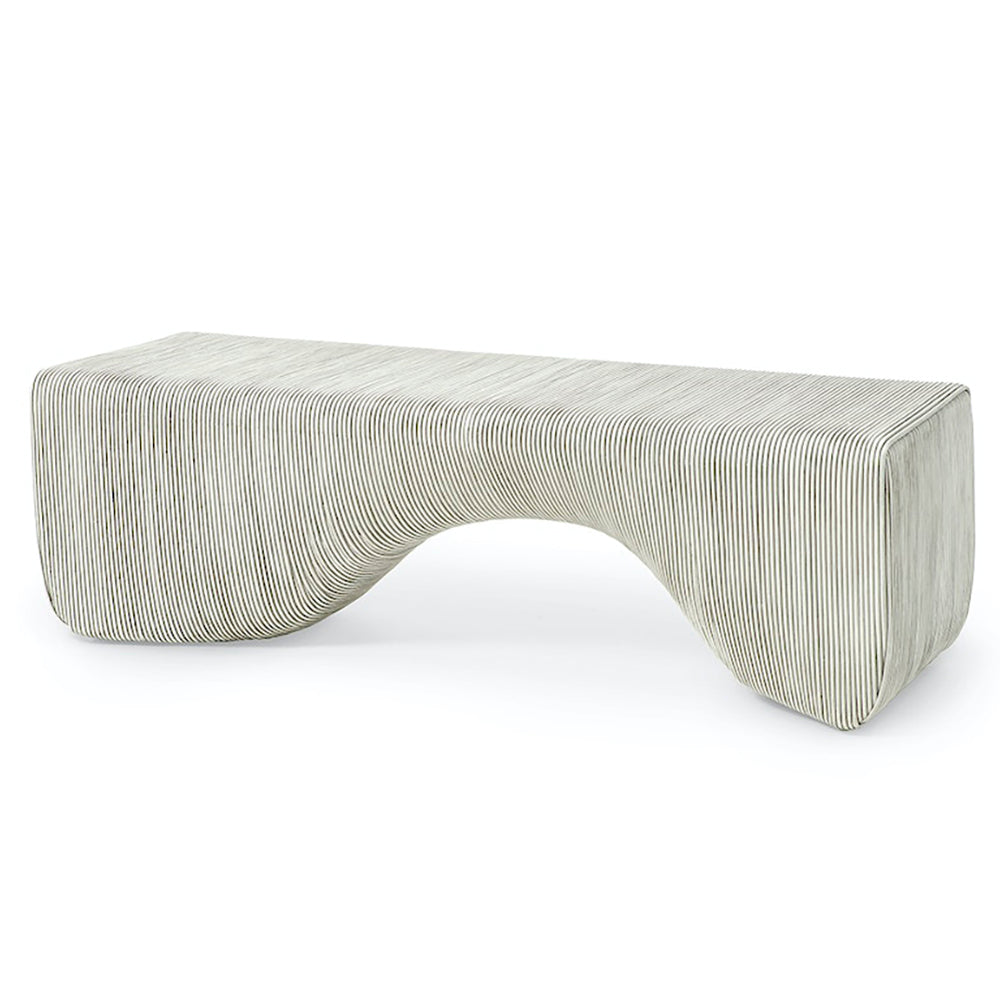 Palecek Cyprus Rattan Bench - Decor House Furniture