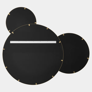 Global Views Molecular Mirror 3-Circle Large – back view