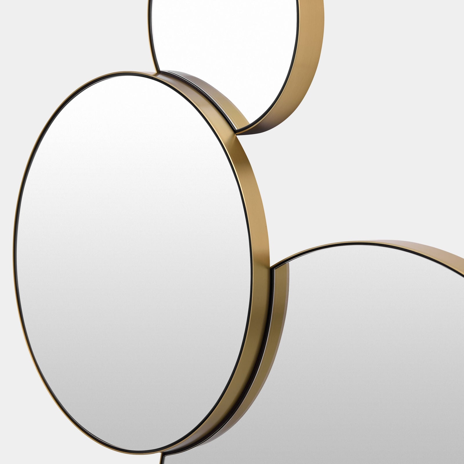 Global Views Molecular Mirror 3-Circle Small – detail