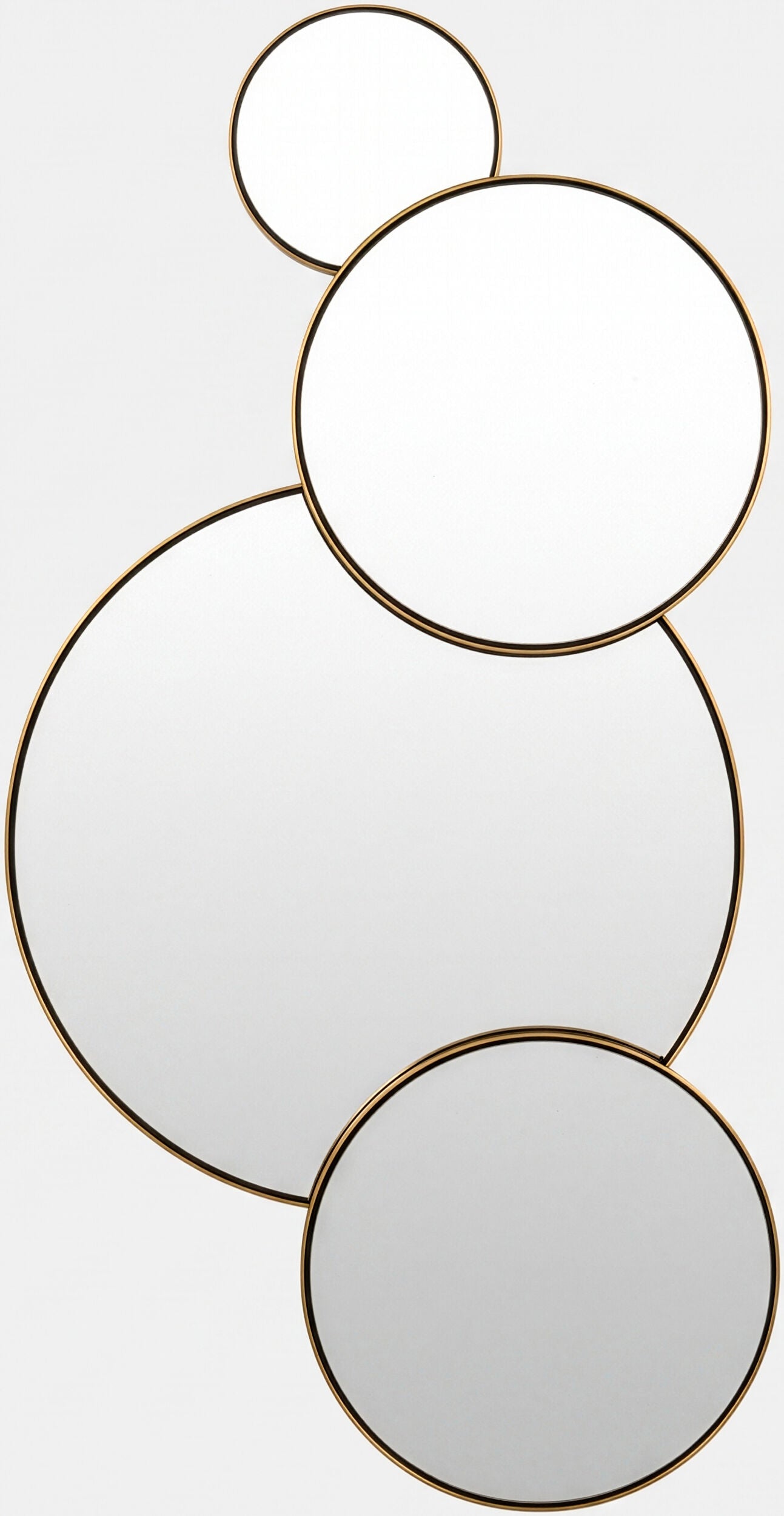 Global Views Molecular Mirror 4-Circle – front view
