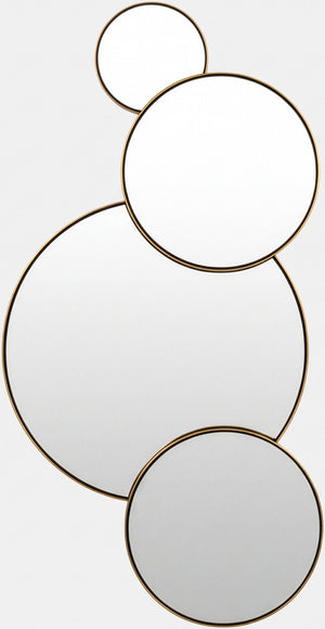 Global Views Molecular Mirror 4-Circle – front view