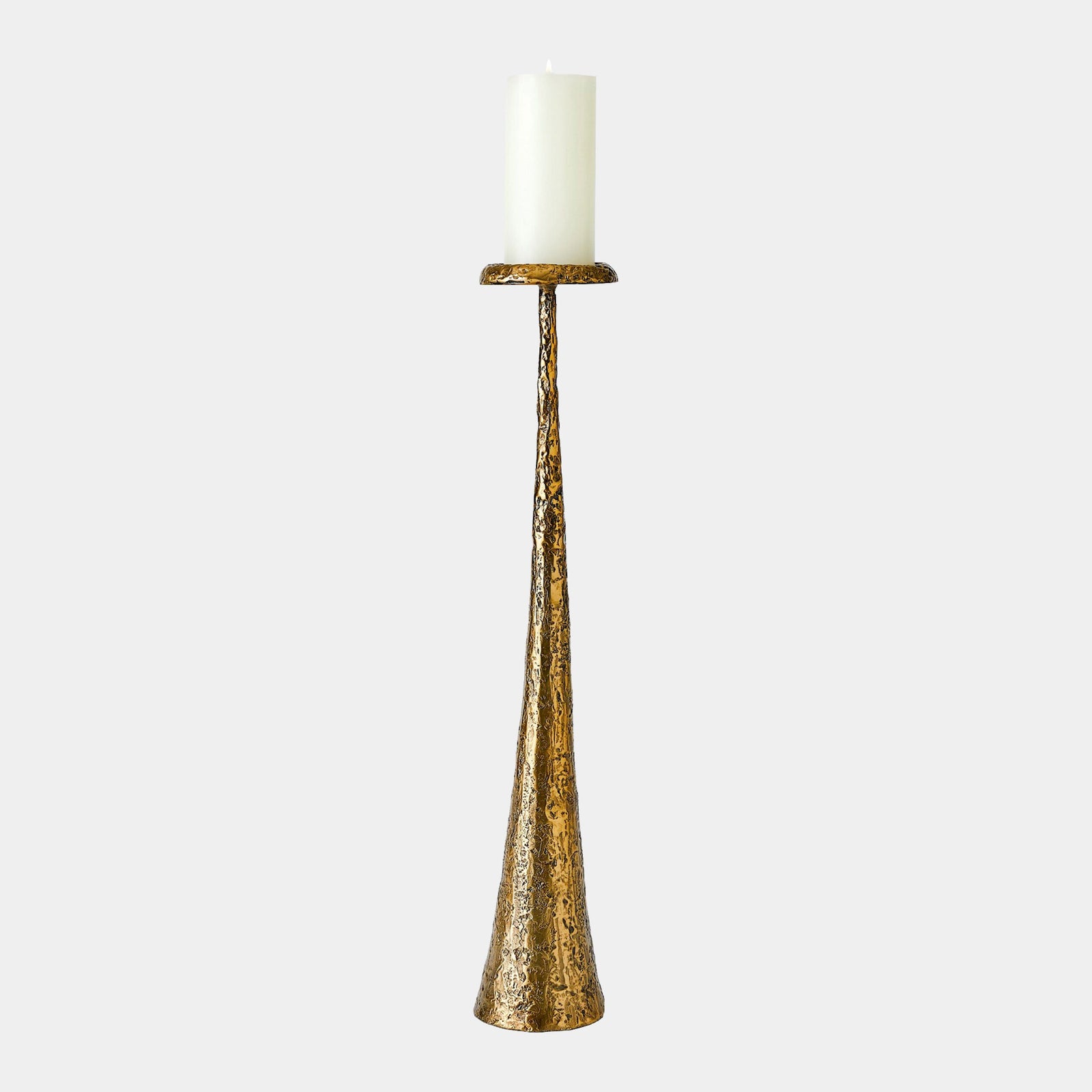 Global Views Beacon Candle Holder 18" H – front view