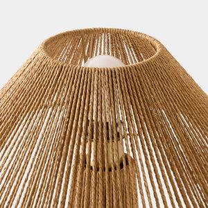 Global Views Tethered Rope Table Lamp – front view