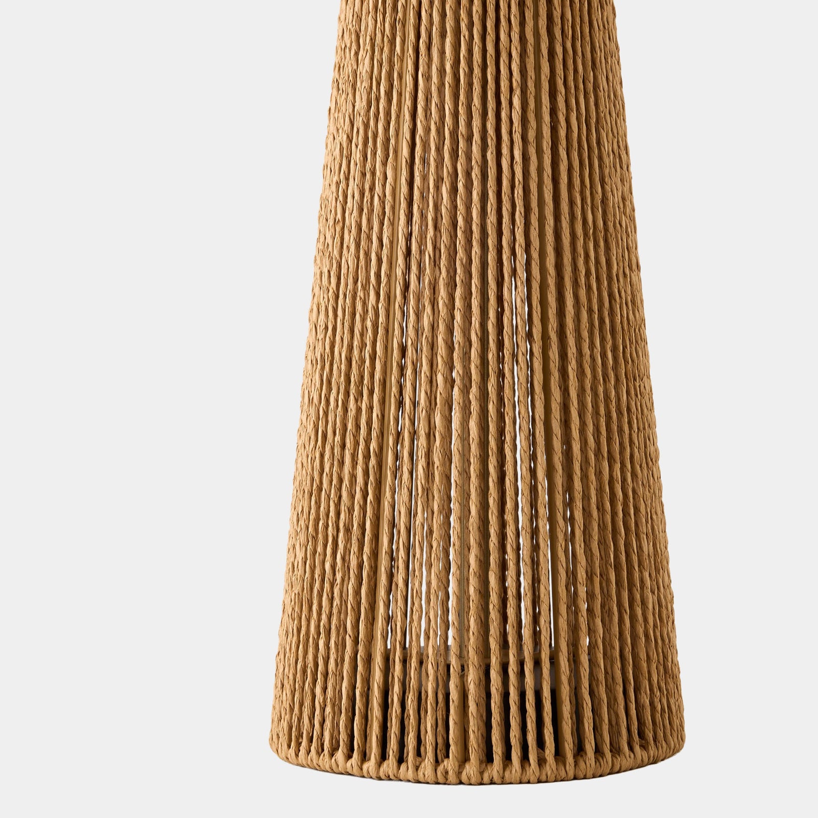 Global Views Tethered Rope Table Lamp – front view