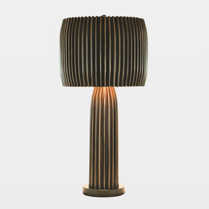 Global Views Crimp Table Lamp – front view