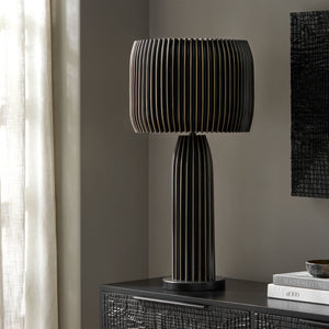 Global Views Crimp Table Lamp – room setting