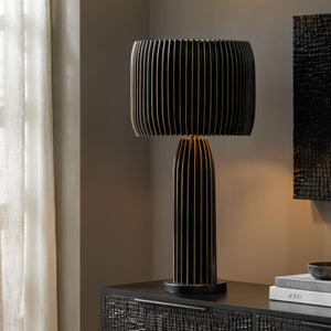 Global Views Crimp Table Lamp – room setting