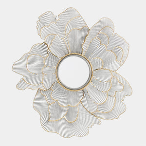 Global Views Feyre Iron Poppy Mirror – front view