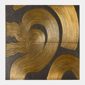 Global Views Currents Wall Panel Panel A – front view