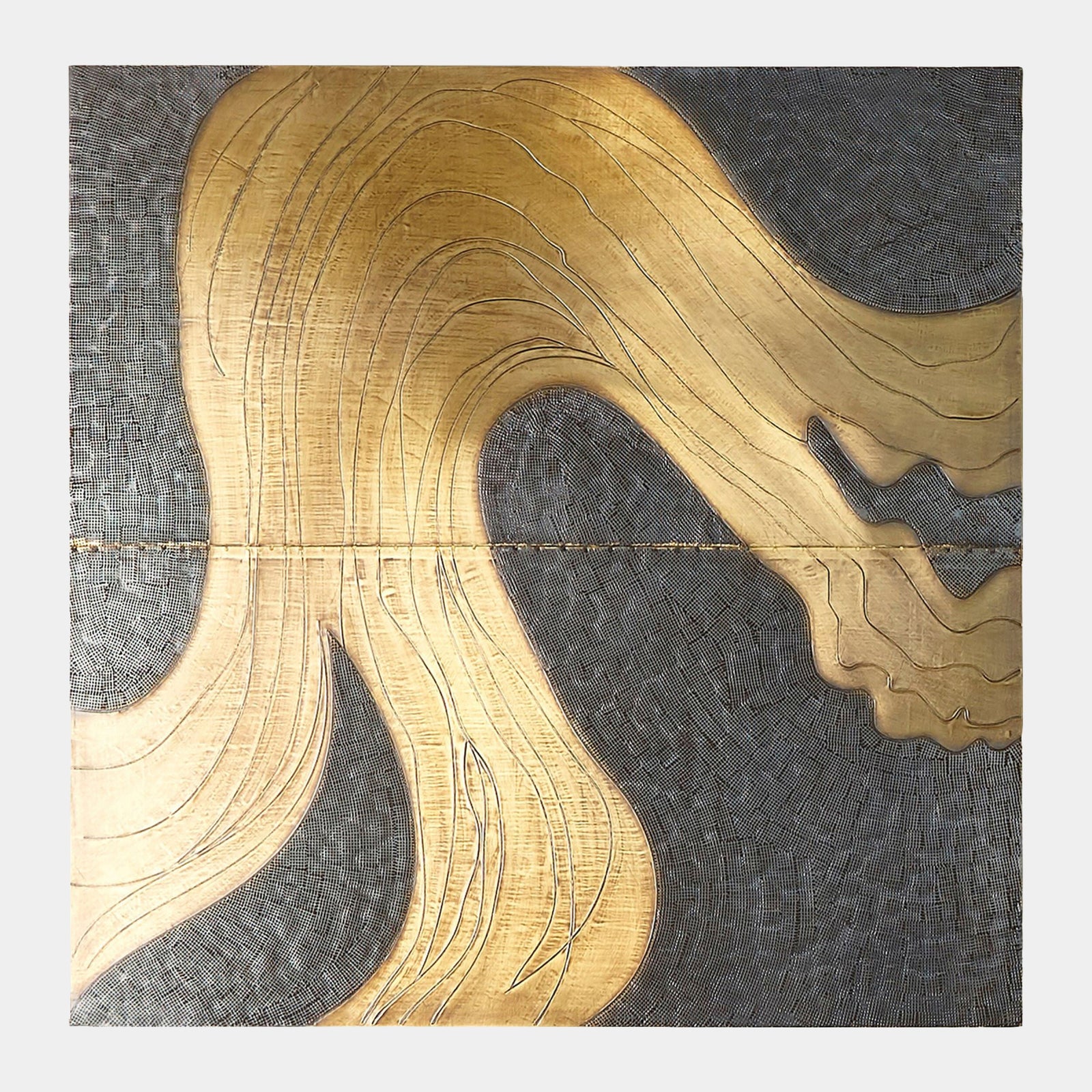 Global Views Currents Wall Panel Panel B – front view
