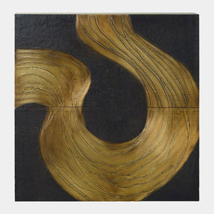 Global Views Currents Wall Panel Panel D – front view