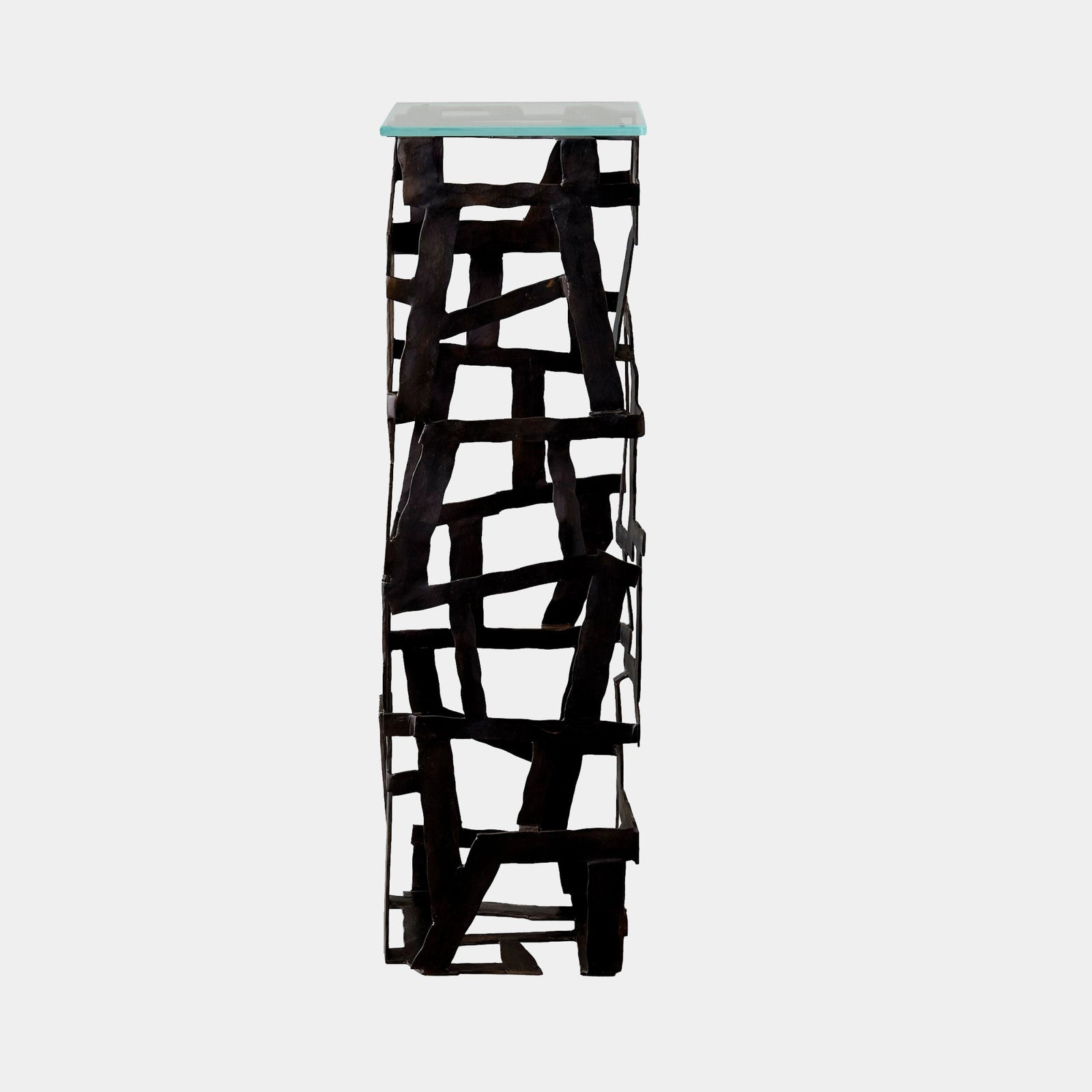 Global Views Fragments Pedestal Blackened Iron – detail