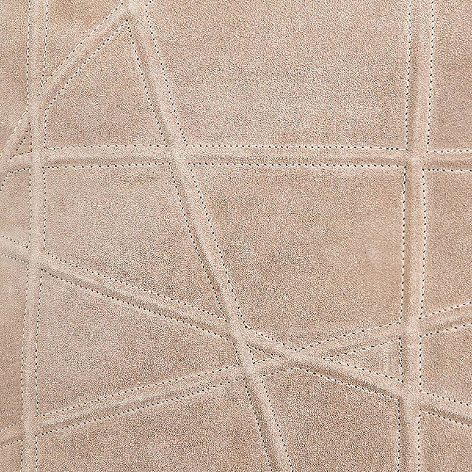 Global Views Crossroads Suede Pillow Taupe – detail