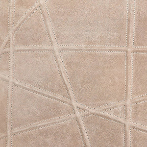 Global Views Crossroads Suede Pillow Taupe – detail