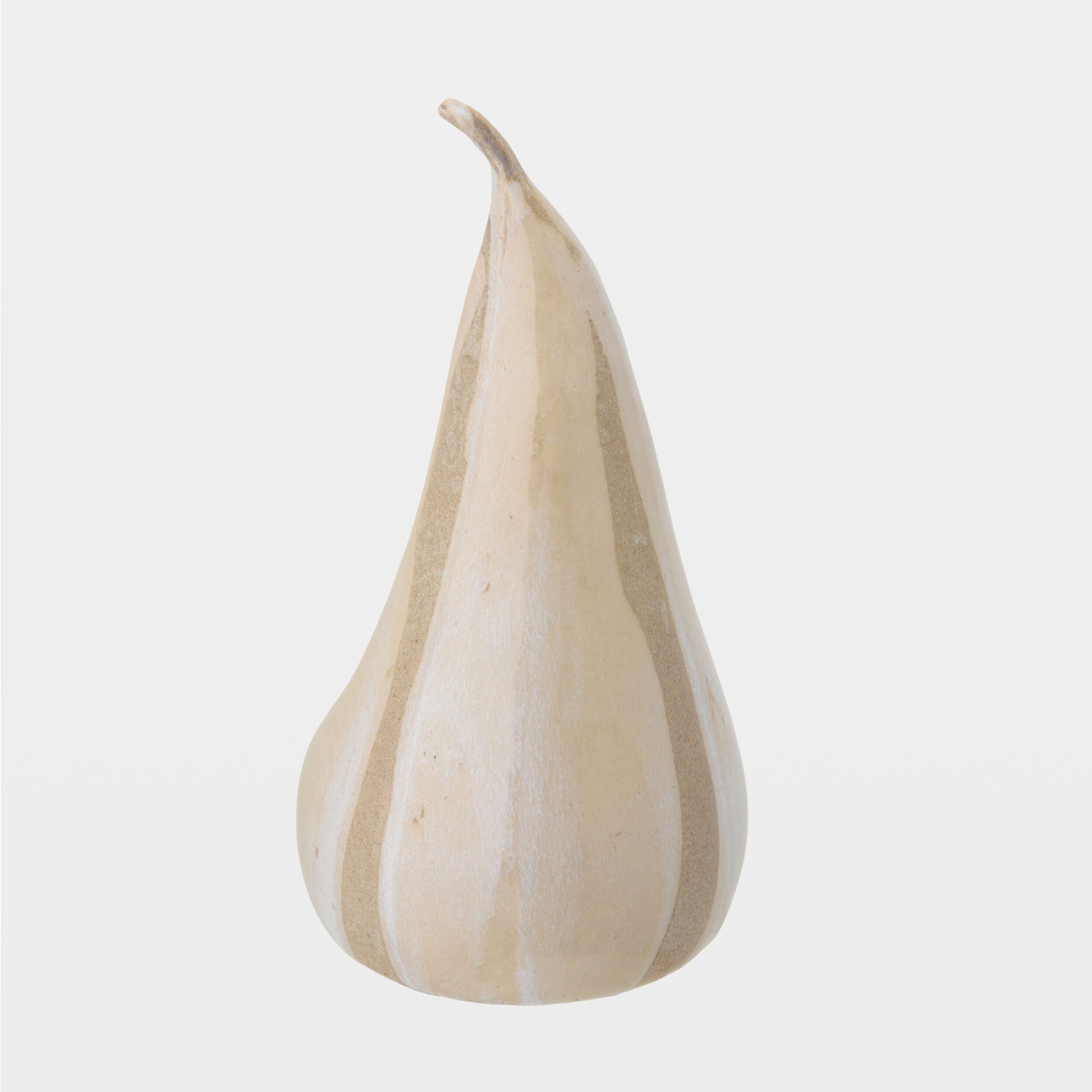 Global Views Pera Ceramic Sculpture White Reactive Opal – front view