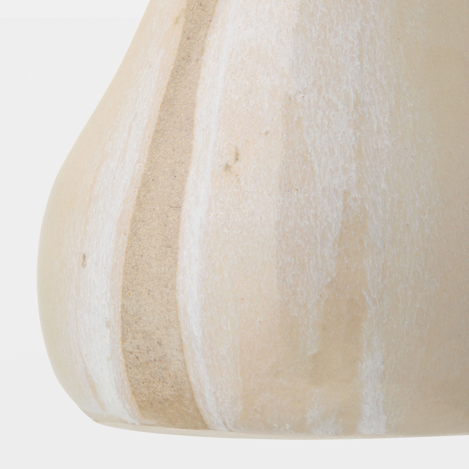 Global Views Pera Ceramic Sculpture White Reactive Opal – base detail