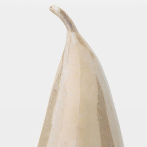 Global Views Pera Ceramic Sculpture White Reactive Opal – corner view