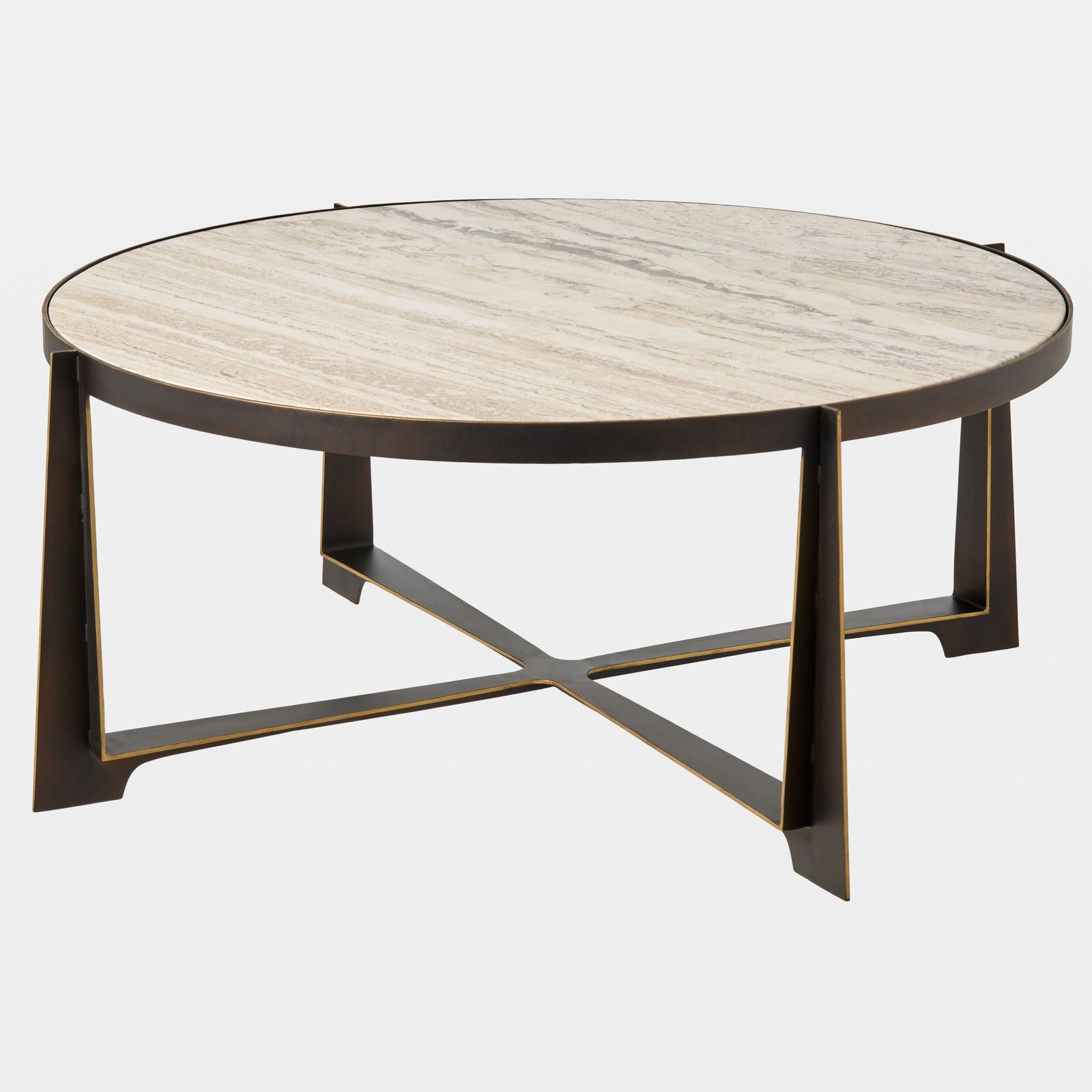 Global Views Ankor Cocktail Table – profile view