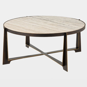 Global Views Ankor Cocktail Table – profile view