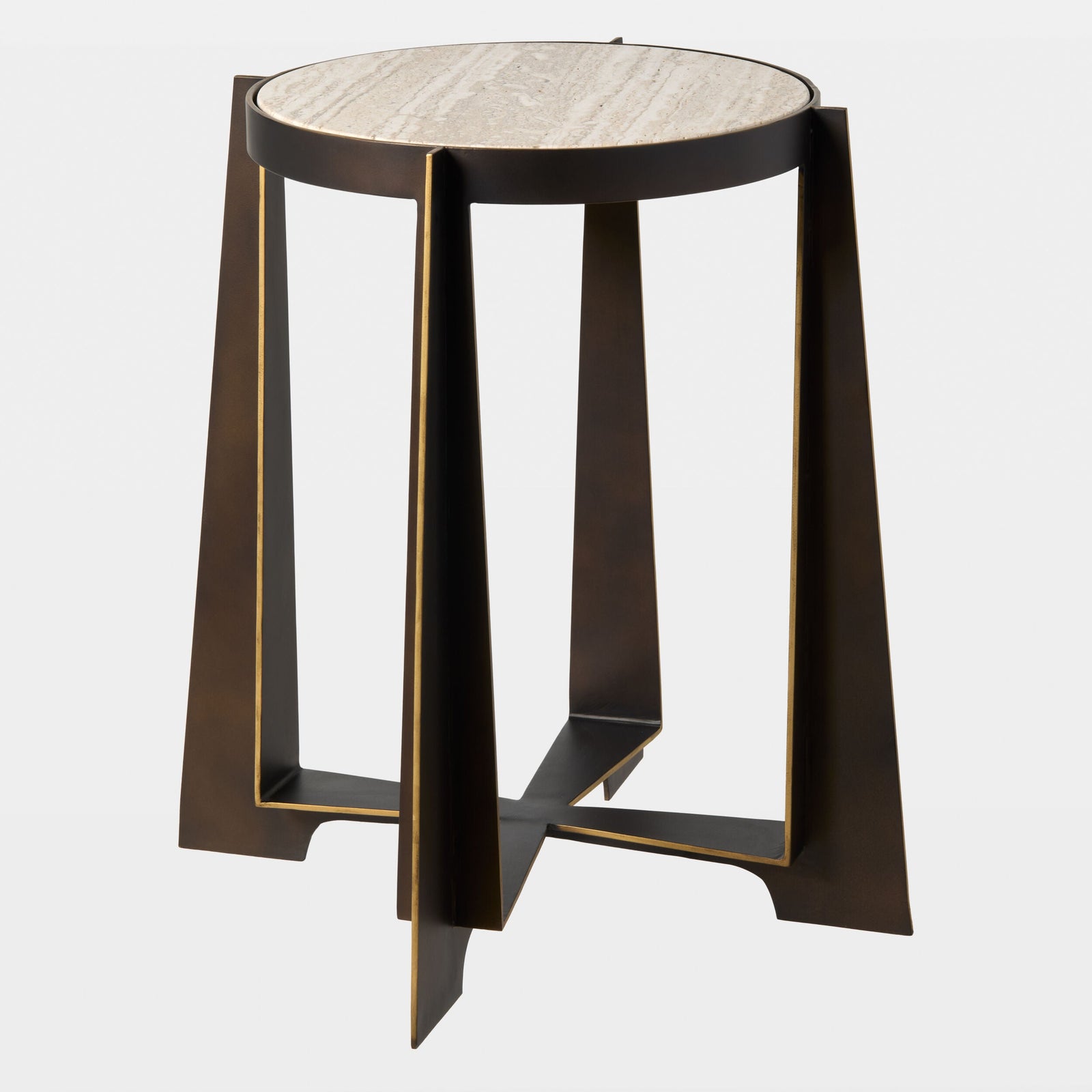 Global Views Ankor Side Table – front view