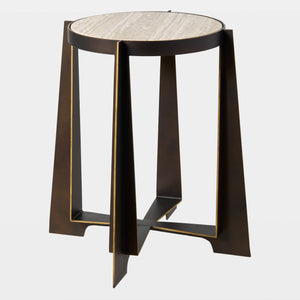 Global Views Ankor Side Table – front view