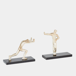 Global Views Blockhead Bookends – front view