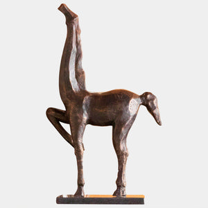 Global Views Cubist Horse on Base – front view