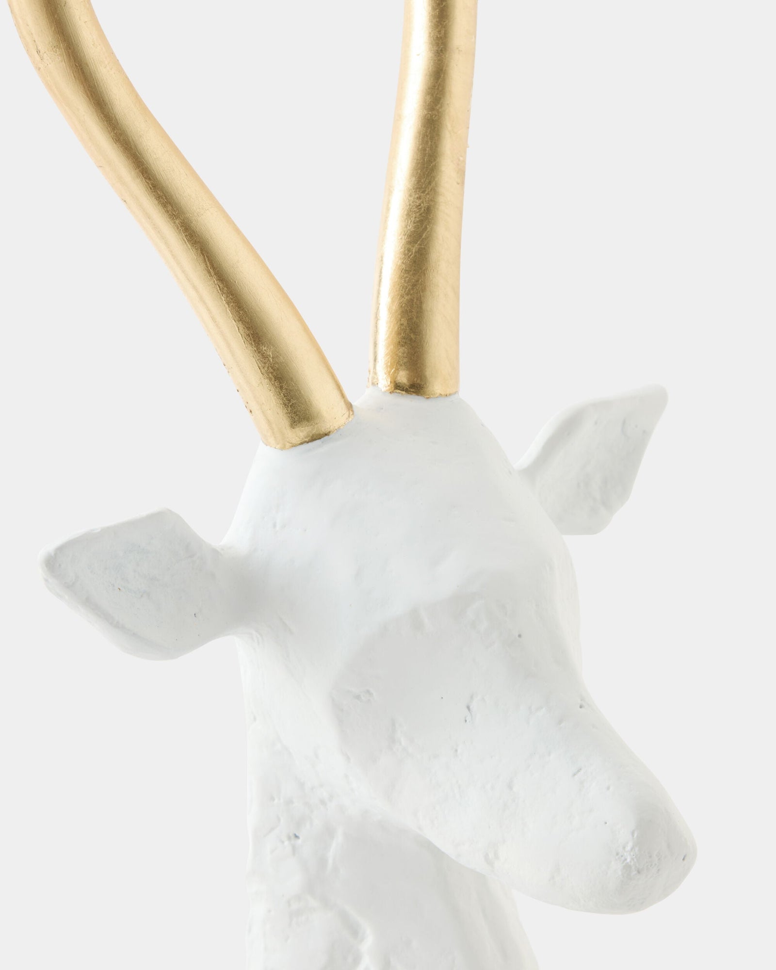 Global Views Antelope with Gold Antlers – texture detail