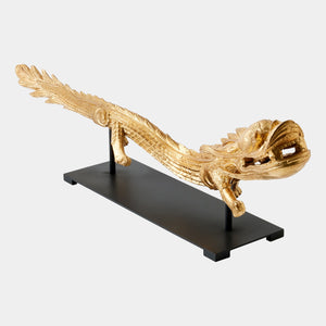 Global Views Dragon Sculpture on Stand – front view