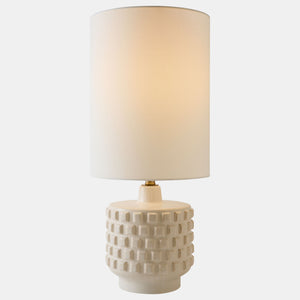 Global Views Otto Carved Ceramic Lamp – detail