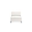 Caracole Victoria Armless Chair – front view
