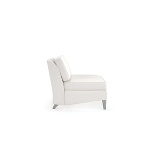 Caracole Victoria Armless Chair – detail