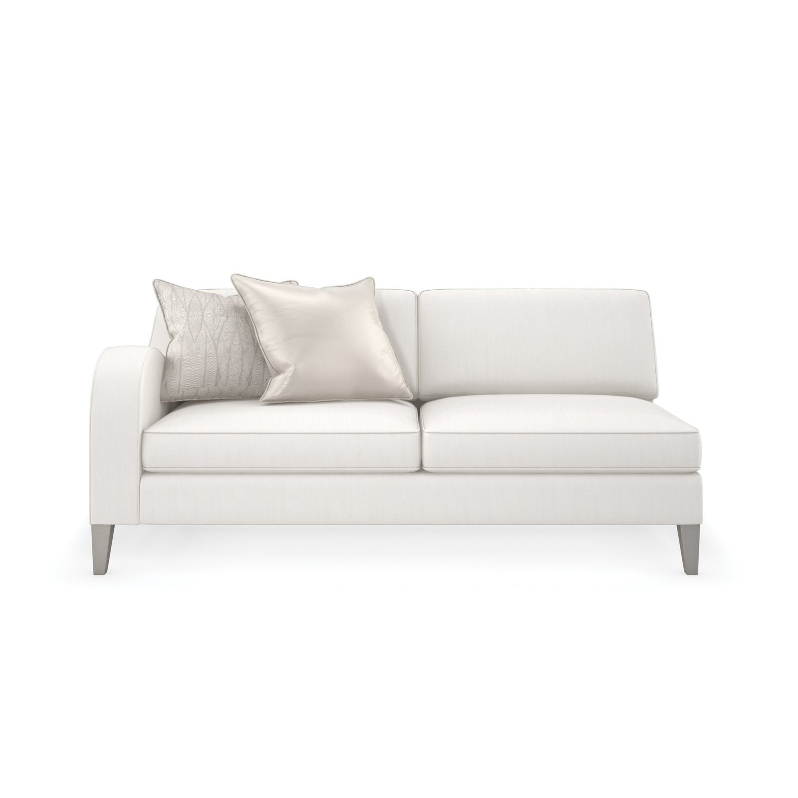 Caracole Victoria Left-Arm Facing Loveseat – front view